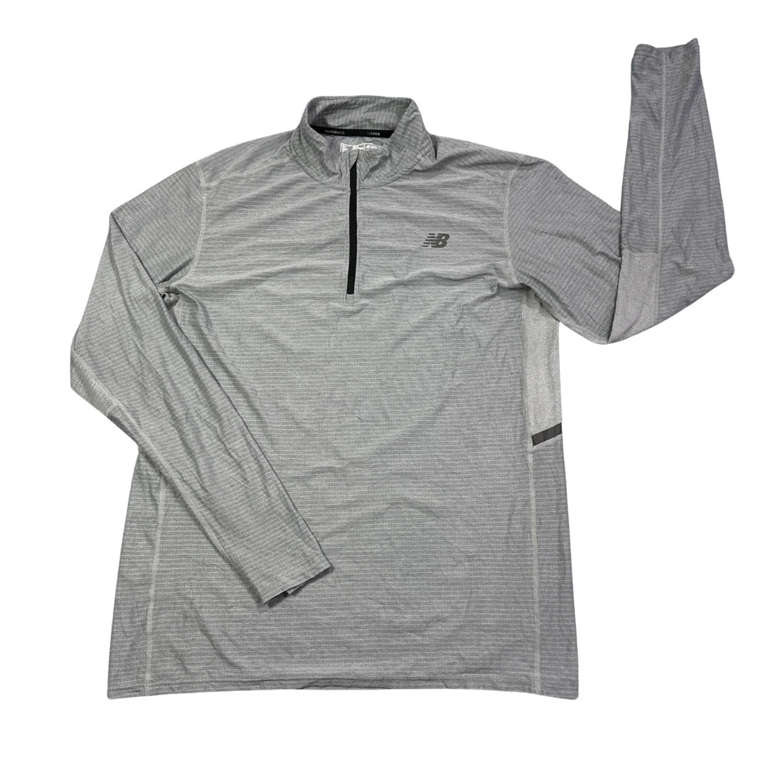 New Balance® Grey Half-Zip Performance Pullover(L)