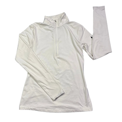 Nike® White Dri-FIT Half-Zip Performance Top
