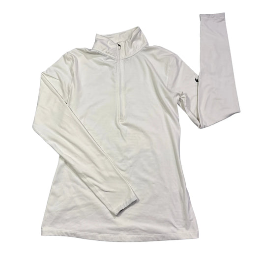 Nike® White Dri-FIT Half-Zip Performance Top