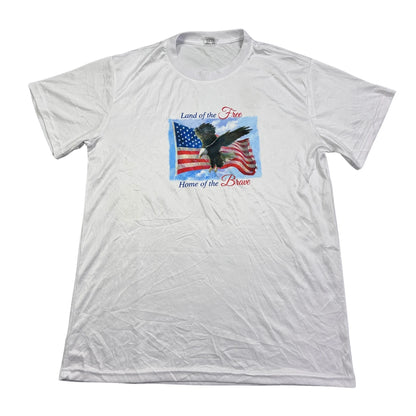 Zeno® White Graphic Crew Neck T-Shirt(L)