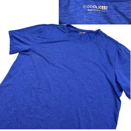 Coolkeep® Blue Athletic Performance T-Shirt(L)