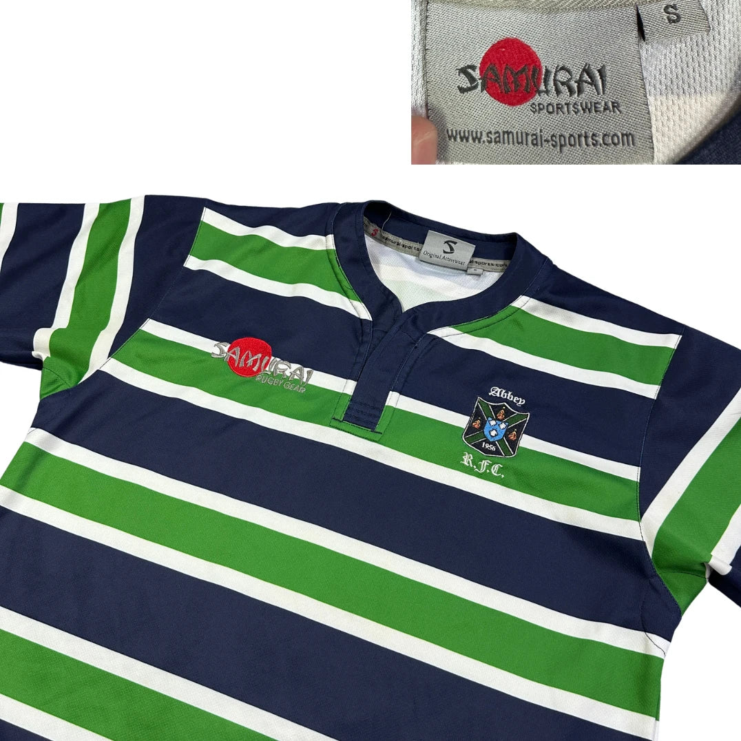 Samurai® Green Striped Rugby Jersey(S)
