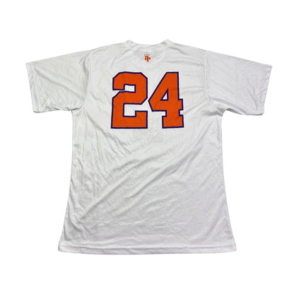 White Graphic Sports T-Shirt(L)