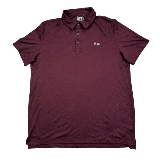 American Eagle® Maroon Polo T-Shirt(L)