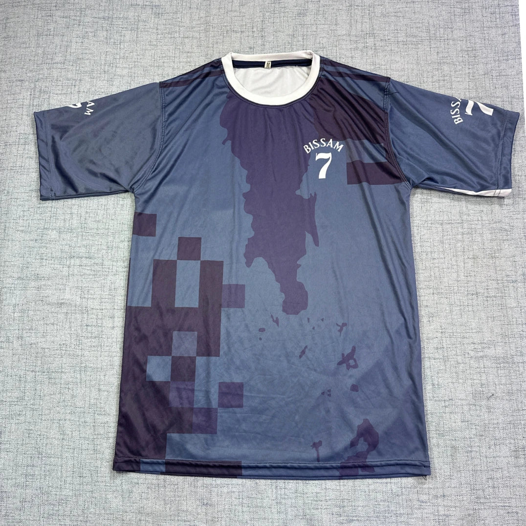 Blue Graphic Sports Jersey