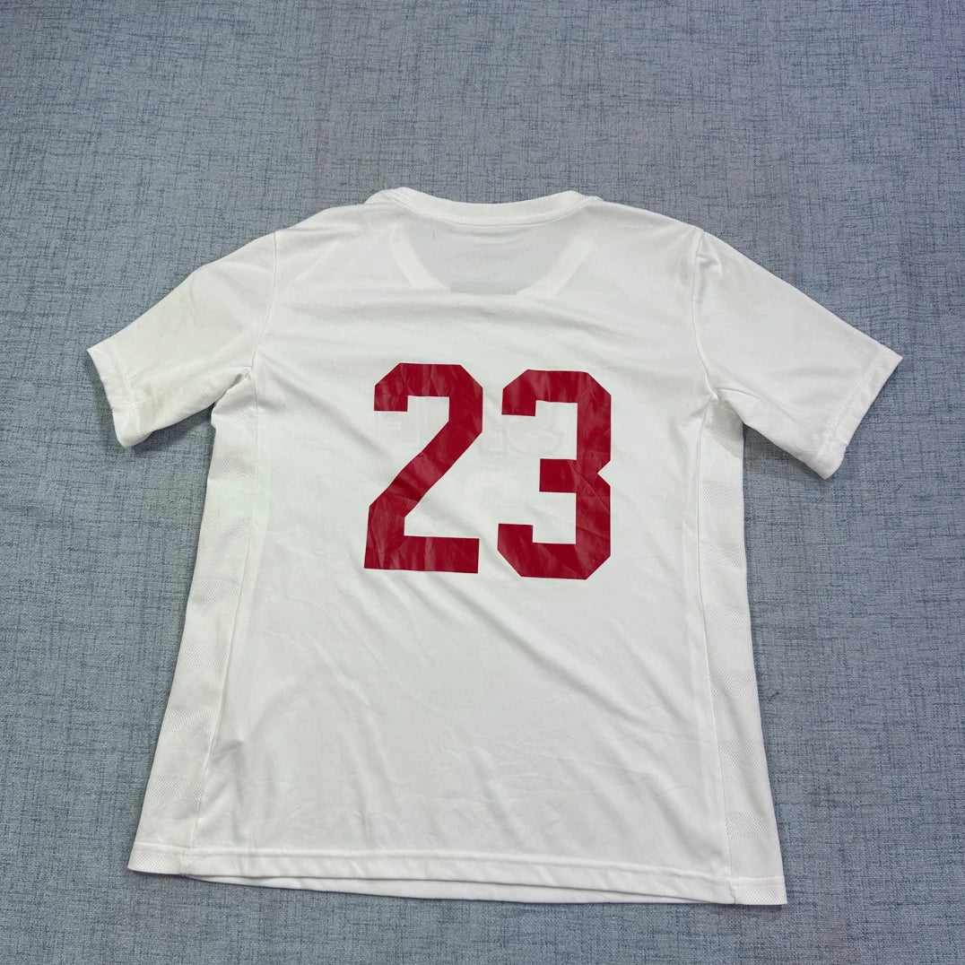 Adidas® White Graphic Sports T-Shirt