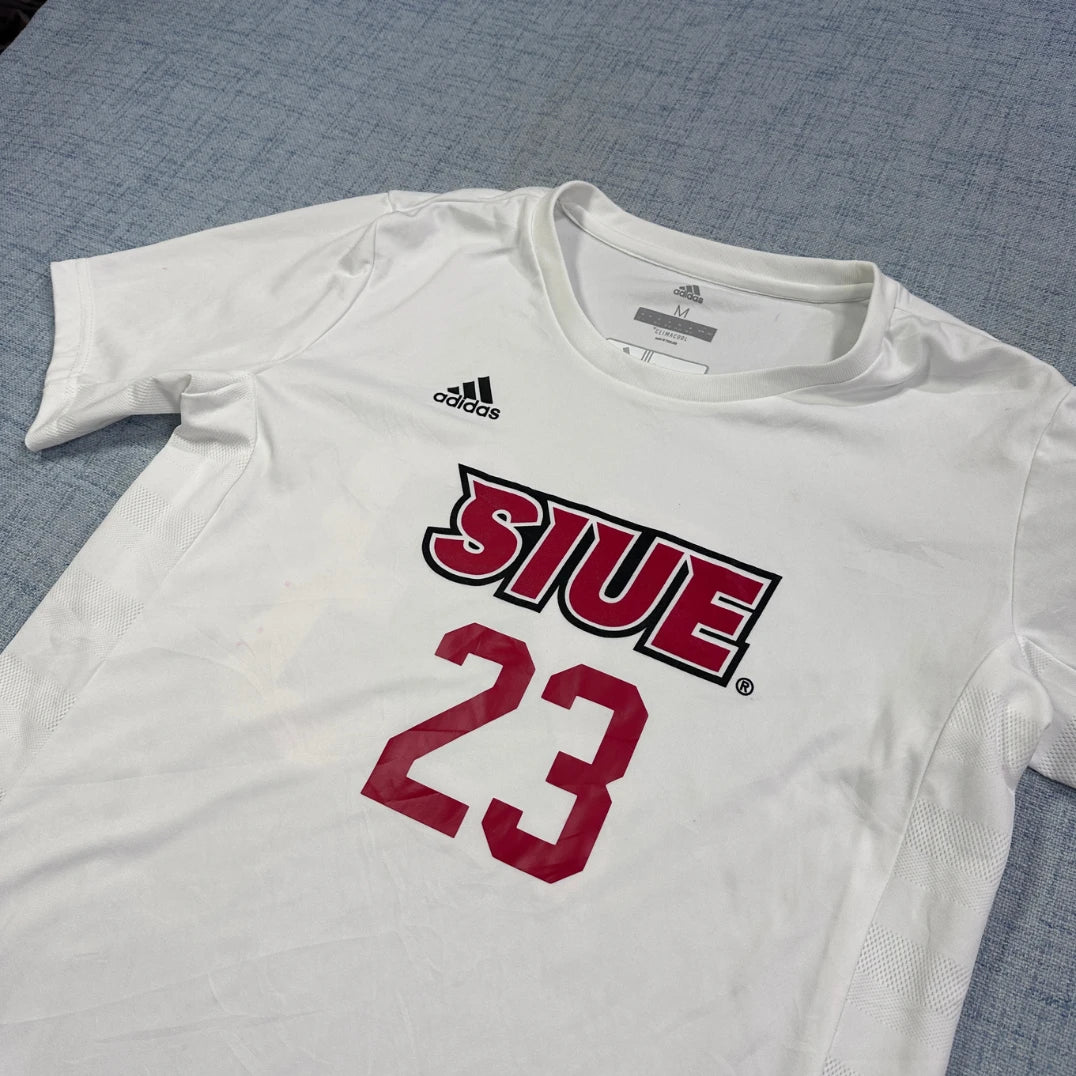 Adidas® White Graphic Sports T-Shirt