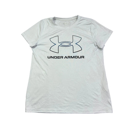 Under Armour® White Graphic Performance T-Shirt(L)