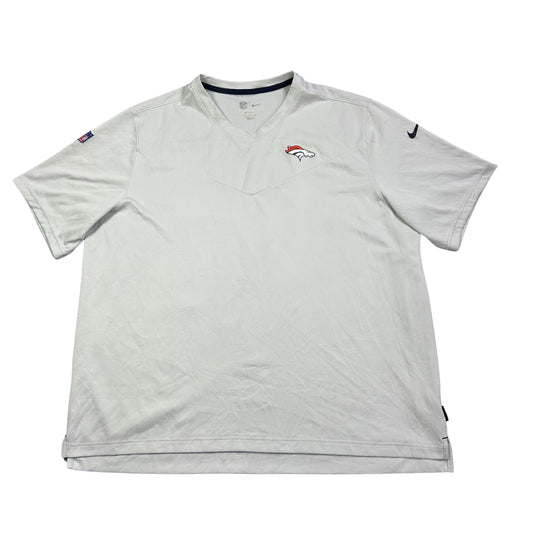 🏈 Nike® White Denver Broncos NFL Performance T-Shirt(2XL)