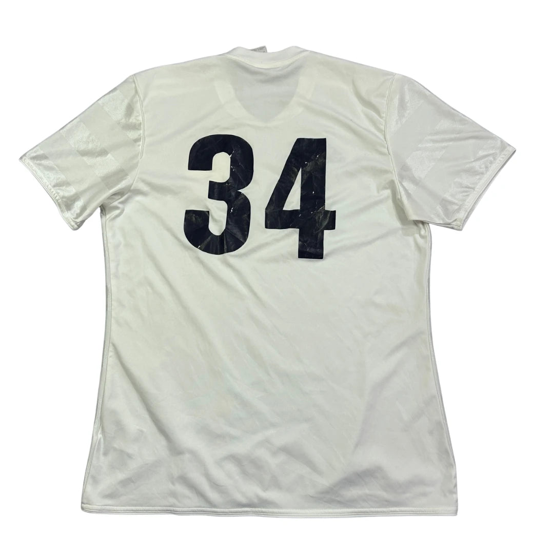 ⚽ Adidas® White Soccer Jersey(M)