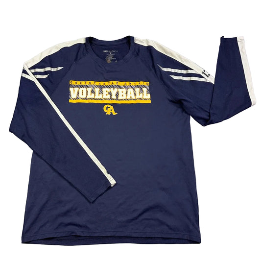 🏐 Holloway® Navy Volleyball Long Sleeve Performance Shirt(L)