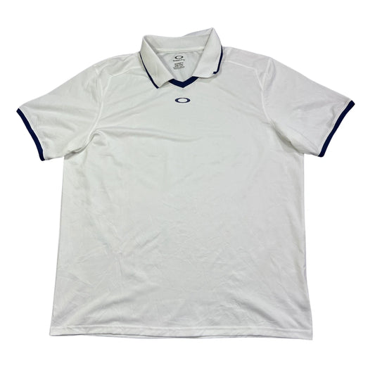 👕 Oakley® White Performance Polo Shirt(2XL)