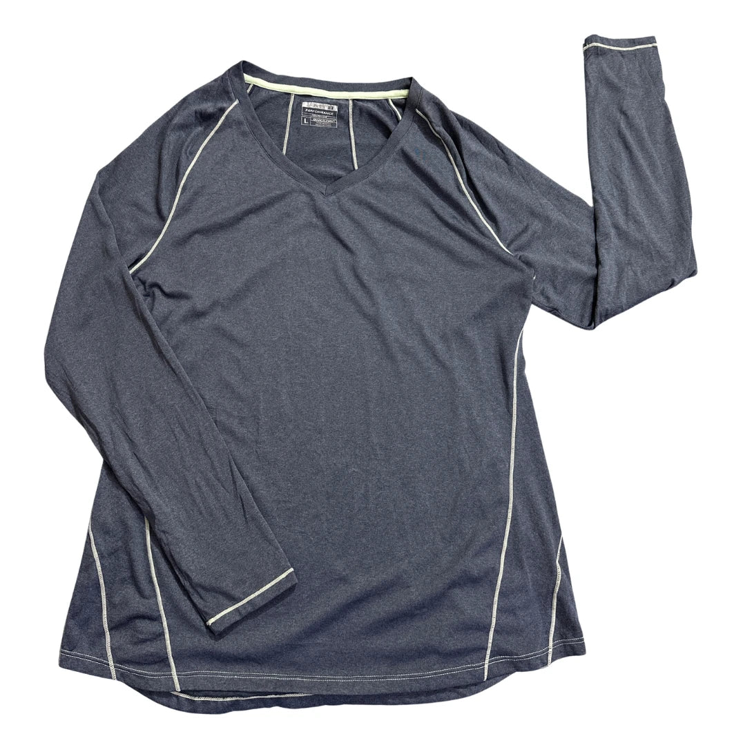 Layer 8® Blue V-Neck Performance T-Shirt
