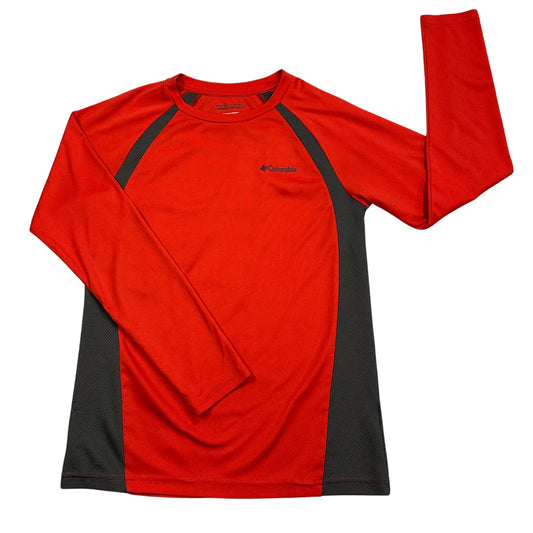 Columbia® Red Omni-Wick Performance Long Sleeve T-Shirt(S)