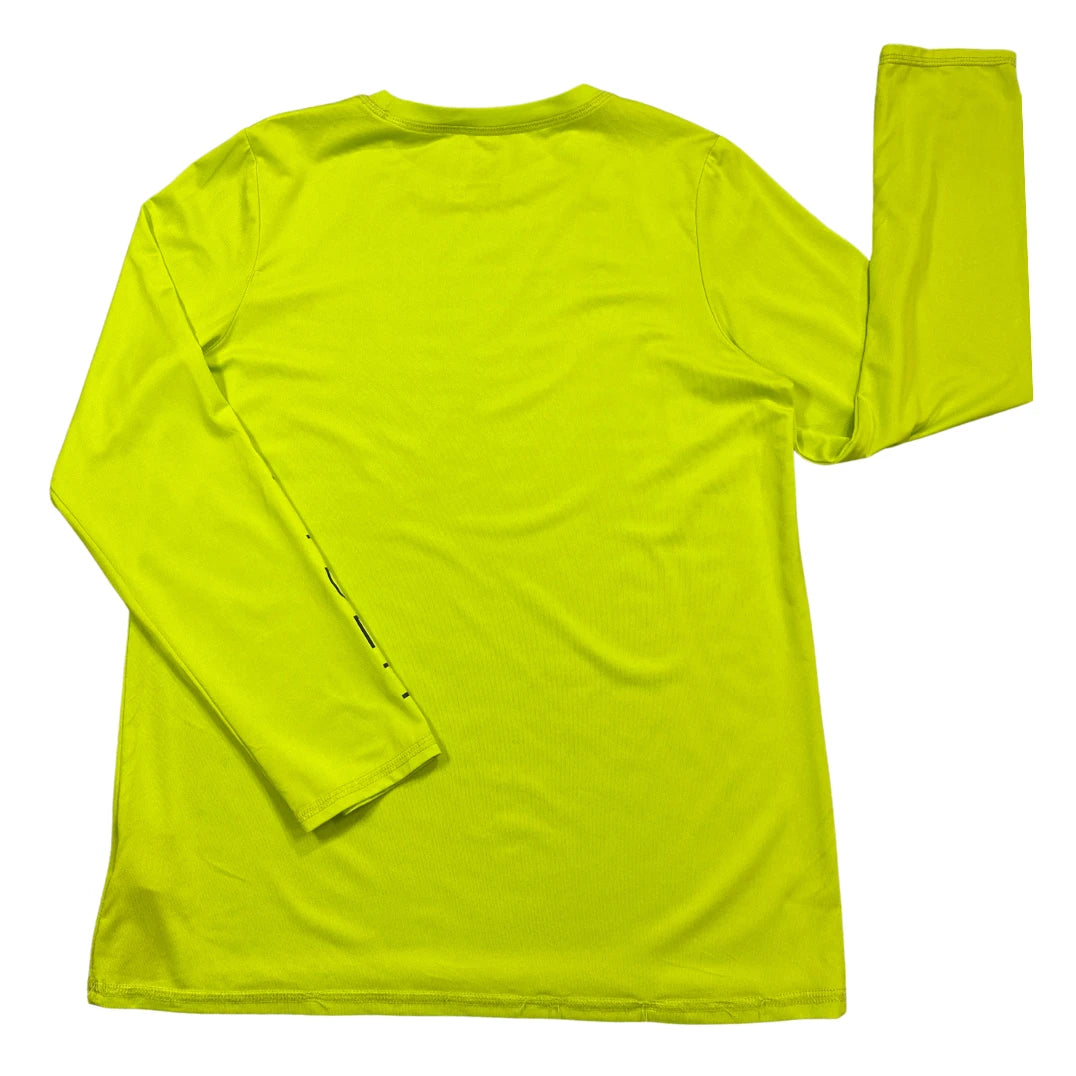Spyder® Neon Yellow Performance Long Sleeve T-Shirt(S)