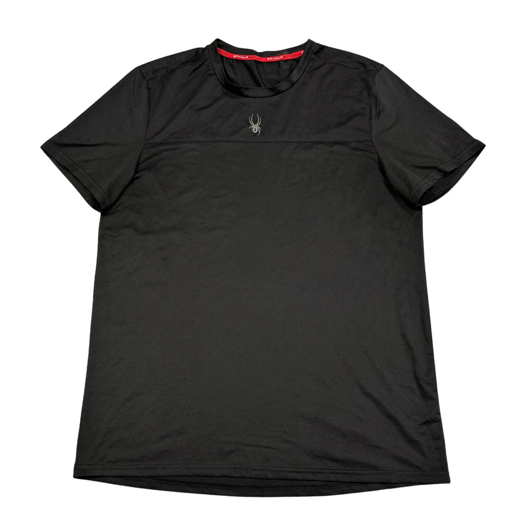 Spyder® Black Performance Athletic T-Shirt(L)