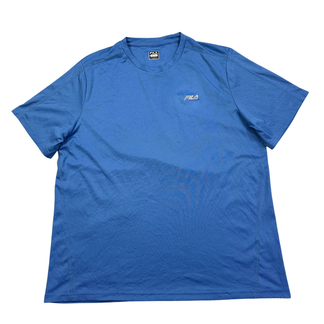 Fila® Blue Performance Athletic T-Shirt(L)