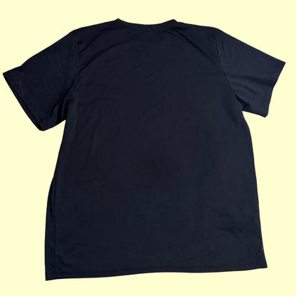 black performance t-shirt designed for comfort and durability.