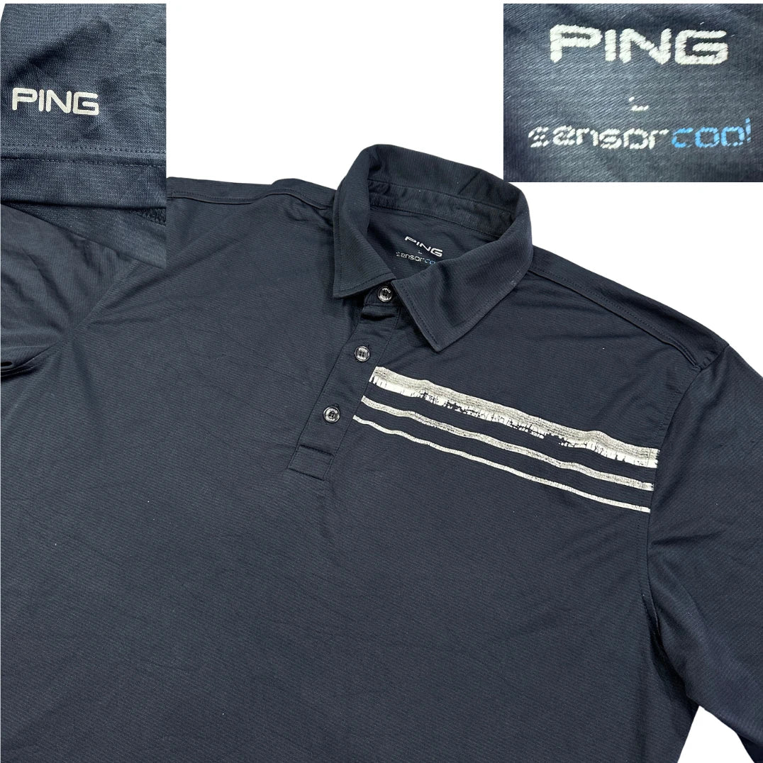 Thrift-and-treasures Navy Polo Shirt(L) Ping