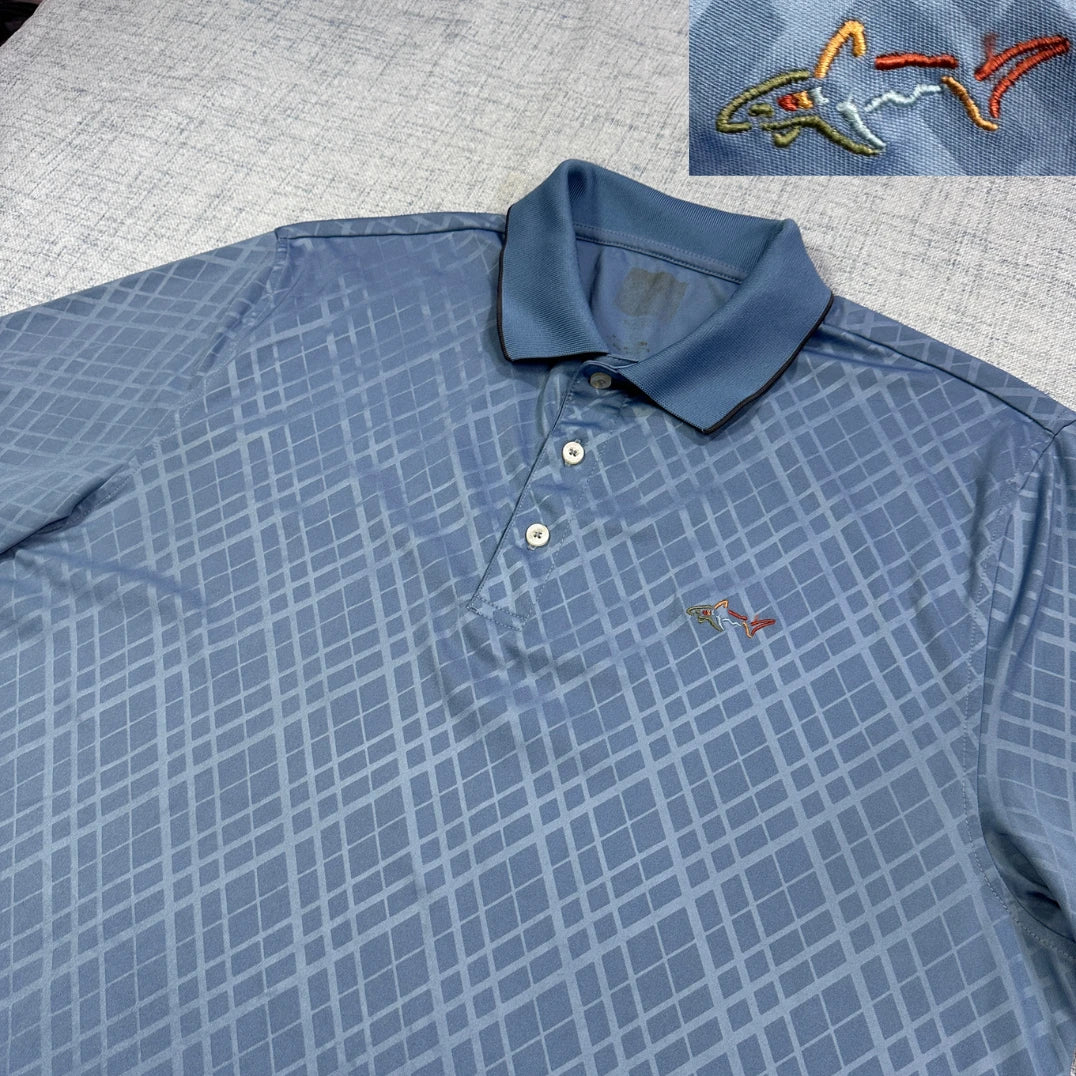 Thrift-and-treasures Blue Polo Shirt(L) Greg Norman