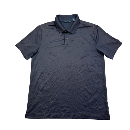 Perry Ellis dark navy performance polo shirt