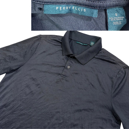 Thrift-and-treasures Navy Polo Shirt(S) Perry Ellis