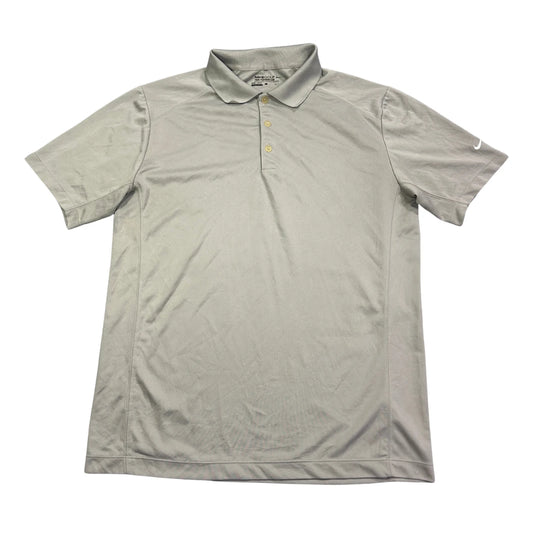 Nike Golf® Light Grey Dri-FIT Performance Polo Shirt(L)