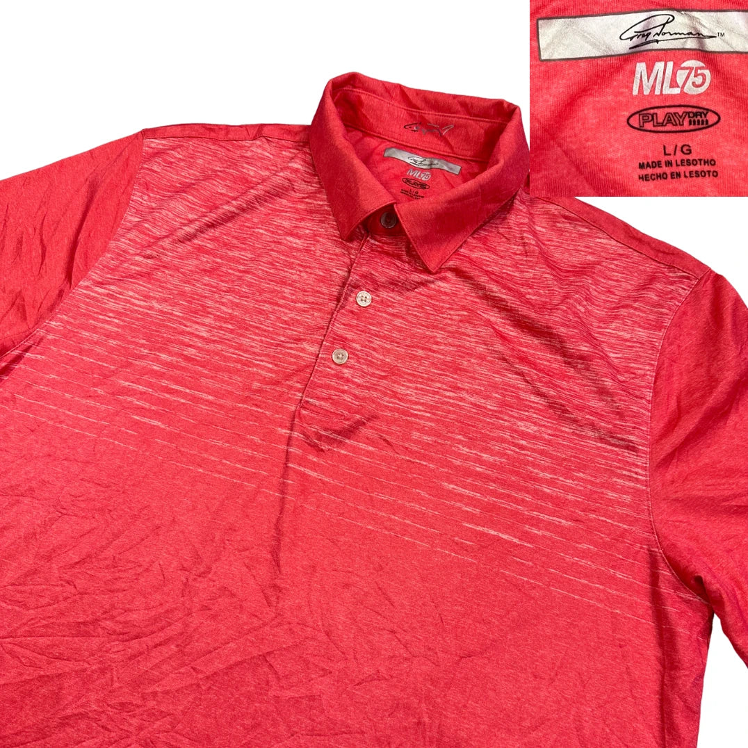 Thrift-and-treasures Red Polo Shirt(L) Greg Norman