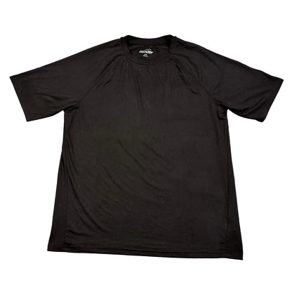 Glacier Performance black athletic performance t-shirt