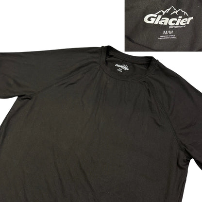 Thrift-and-treasures Black Men's Performance T-Shirt(M) Glacier