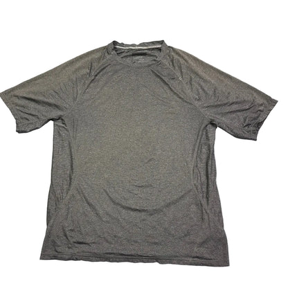 Charcoal grey athletic performance t-shirt