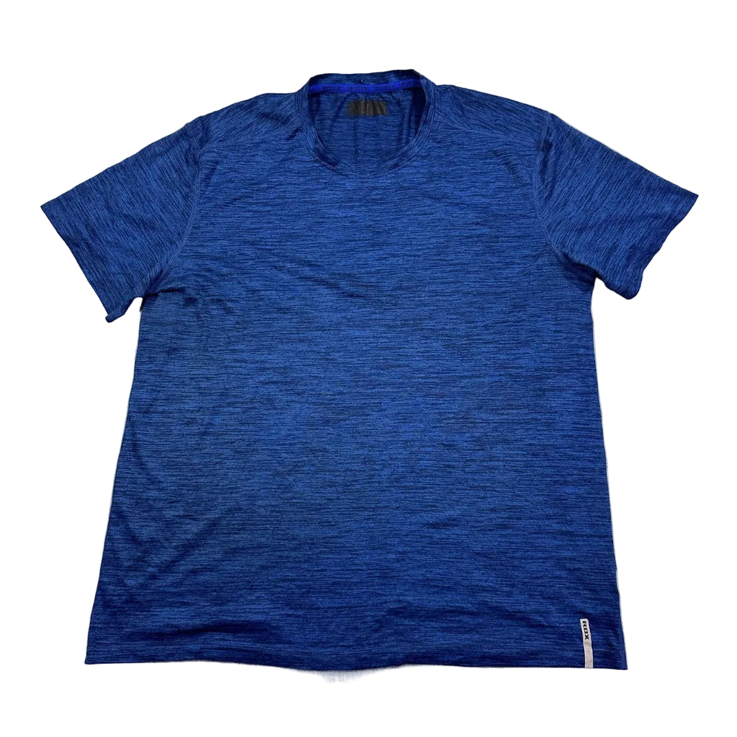 RBX royal blue heather athletic performance t-shirt