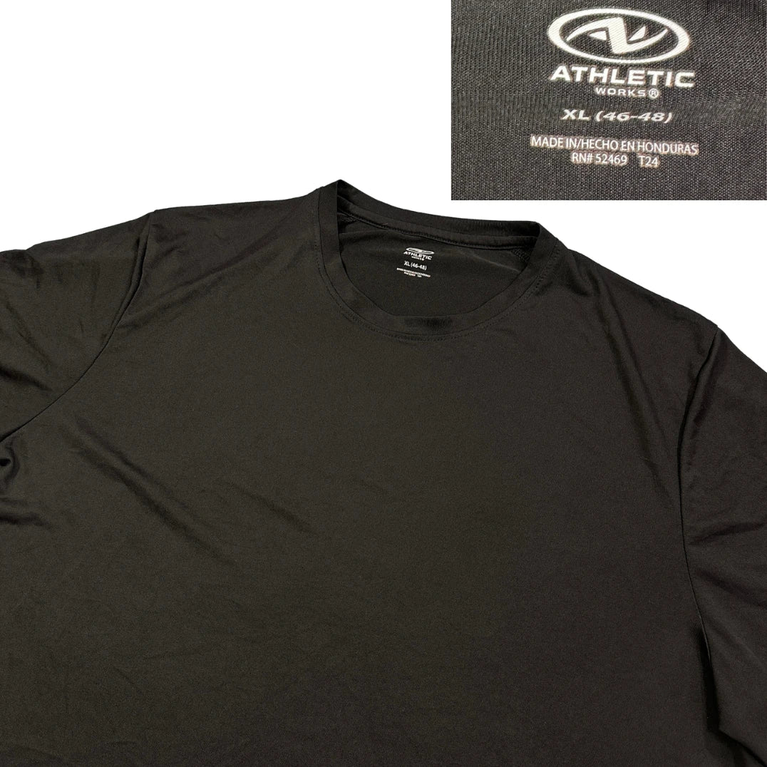 Thrift-and-treasures Black Men's Performance T-Shirt(XL) Athletic Works