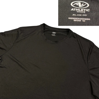 Thrift-and-treasures Black Men's Performance T-Shirt(XL) Athletic Works