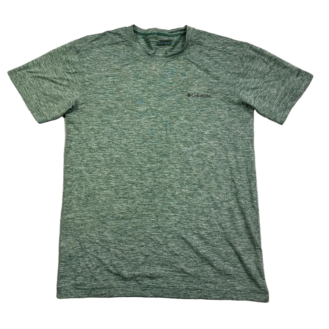 Columbia heather green Omni-Wick performance t-shirt