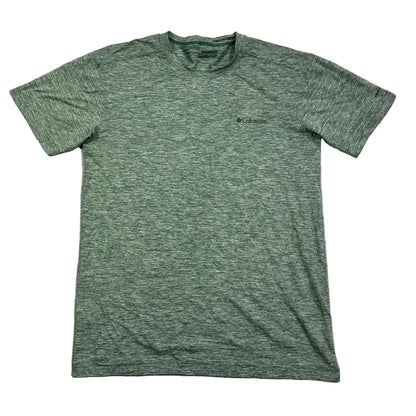 Columbia heather green Omni-Wick performance t-shirt