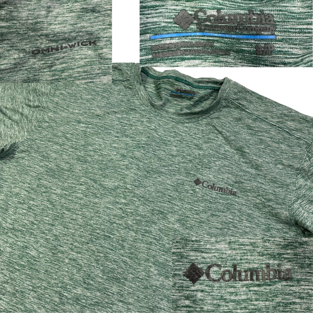 Thrift-and-treasures Green Men's Performance T-Shirt(S) Columbia PFG