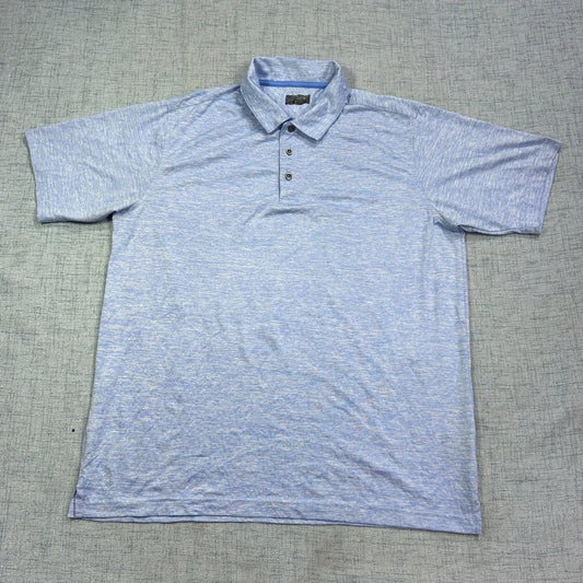 Light Blue Performance Polo Shirt(L)