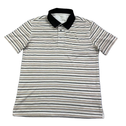 George cream striped polo shirt