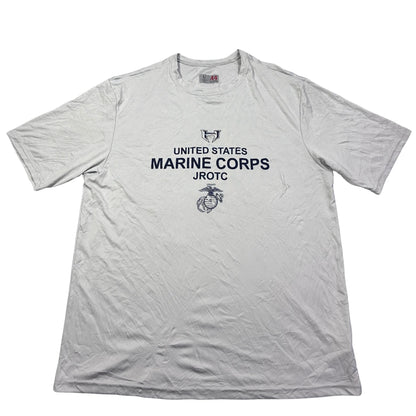 A4® United States Marine Corps JROTC Performance T-Shirt – Light Grey (L)