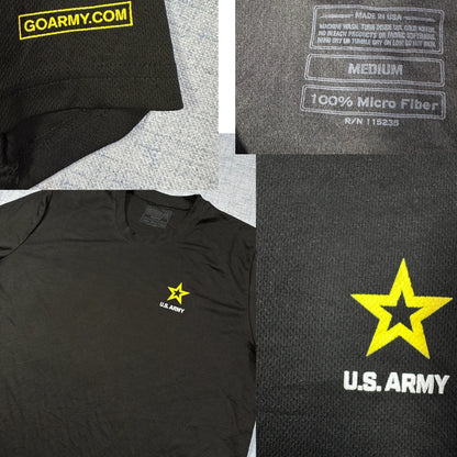U.S. Army® Microfiber Performance T-Shirt – Black (Medium)
