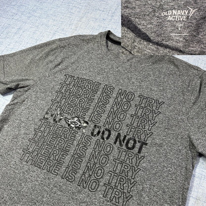 Old Navy Active® "Do or Do Not" Performance T-Shirt – Grey (Small)