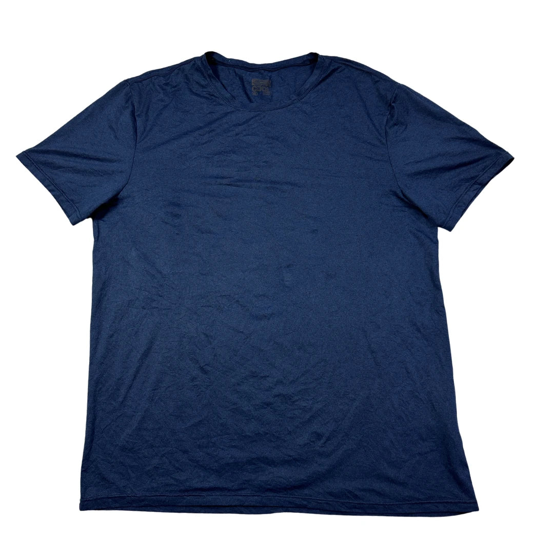 32° Cool® Plain Performance T-Shirt – Navy Blue (Large)