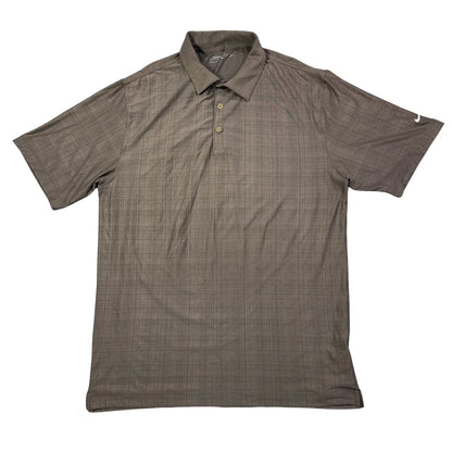 Nike® Brown Dri-FIT Golf Performance Polo Shirt(S)