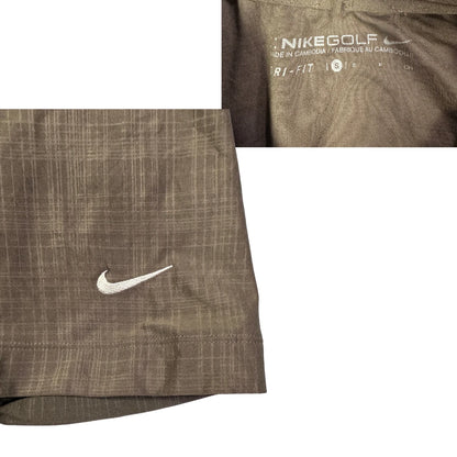 Nike® Brown Dri-FIT Golf Performance Polo Shirt(S)