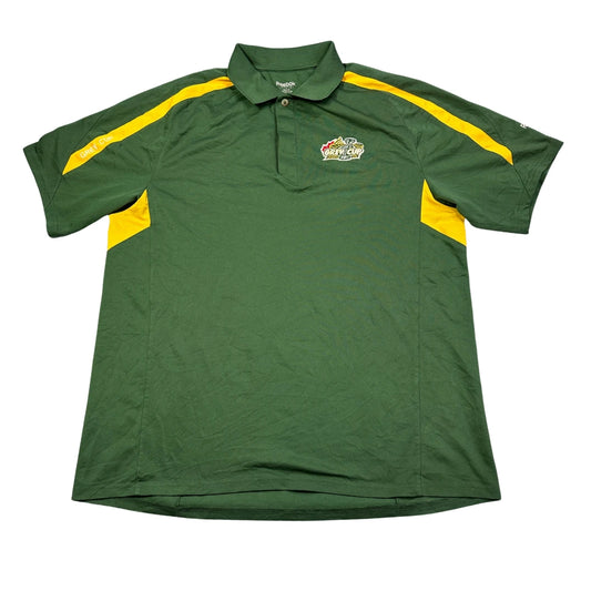Reebok® Green Grey Cup Performance Polo Shirt(L)