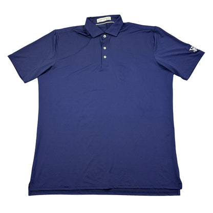 Holderness & Bourne® Blue Performance Polo Shirt(L)