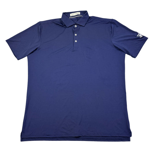 Holderness & Bourne® Blue Performance Polo Shirt(L)