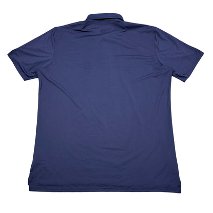 Holderness & Bourne® Blue Performance Polo Shirt(L)