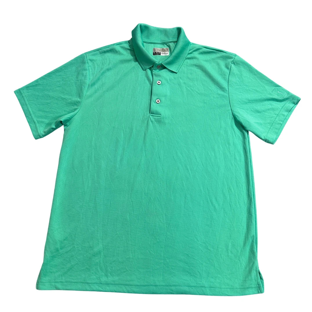 PGA TOUR® Mint Green Airflux Performance Polo Shirt(M)